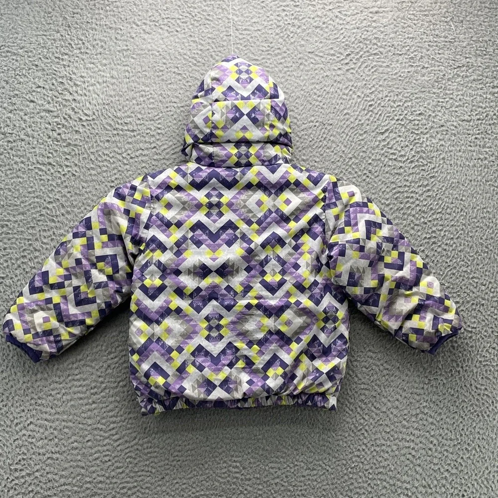 Patagonia Goose Down Puffer Jacket Kids 4T Reversible Winter Outdoor Camp Hiking